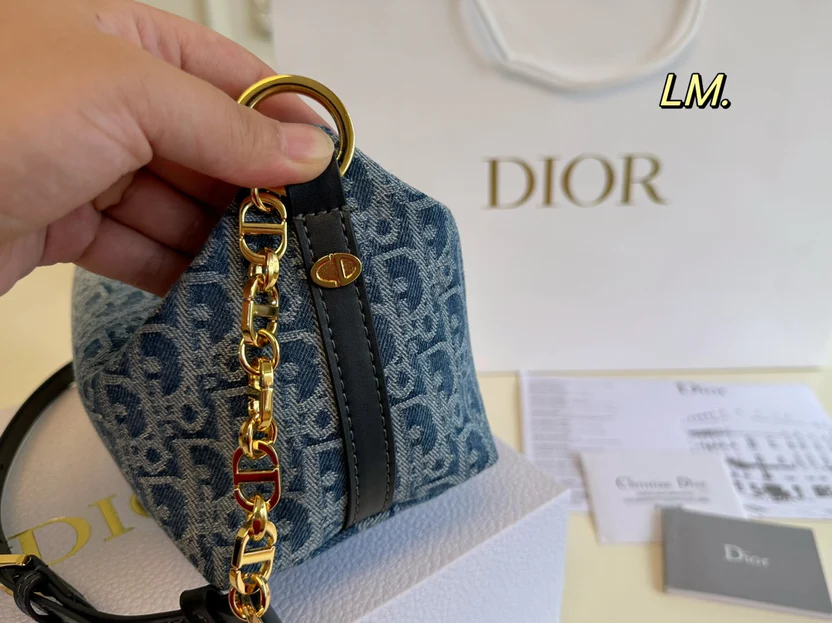 LUCKY MINI DENIM SHOULDER BAG