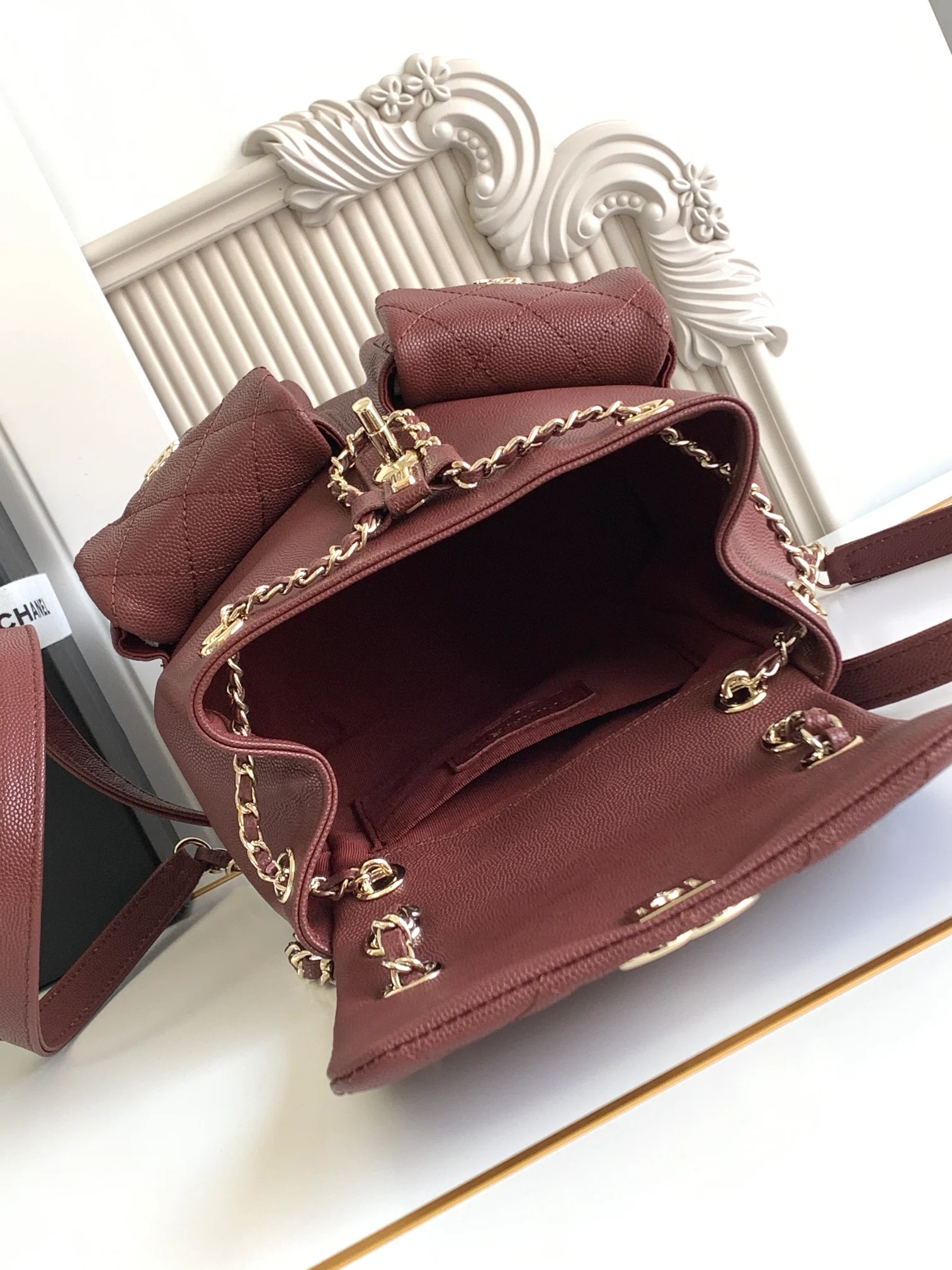 CLASSIC DUMA LEATHER BACKPACK-21 CM