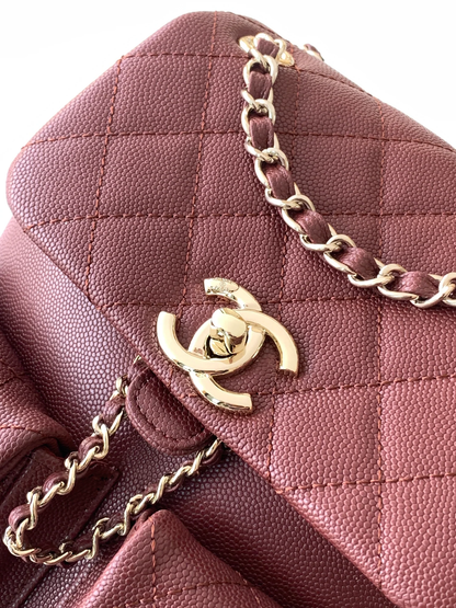 CLASSIC DUMA LEATHER BACKPACK-21 CM