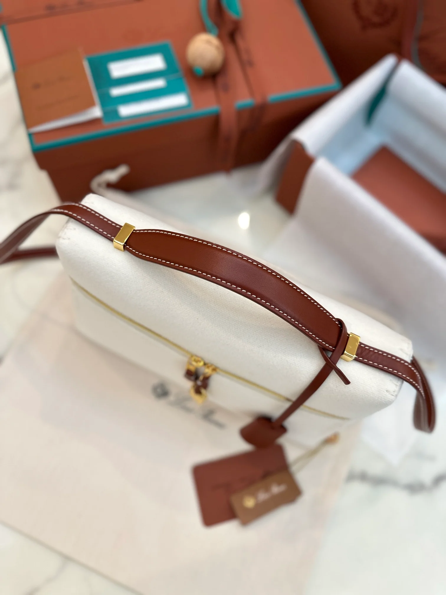 SADDLE LORO LEATHER BAG