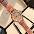 ROSE GOLD DIAMOND BEZEL WATCH 36 MM – ELEGANCIA ATEMPORAL