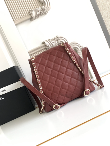 CLASSIC DUMA LEATHER BACKPACK-21 CM