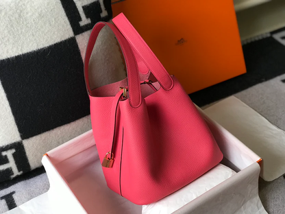BUCKET BAG LIPSTICK PINK
