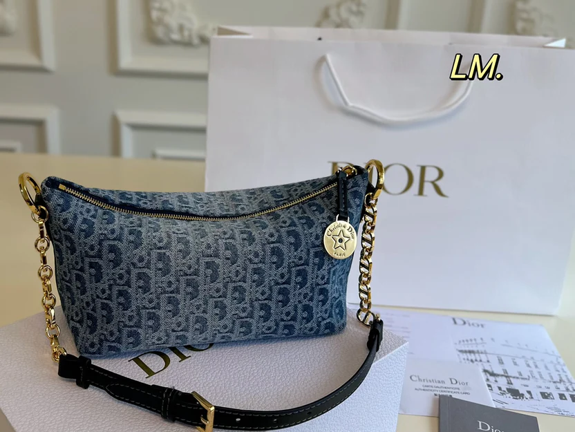 LUCKY MINI DENIM SHOULDER BAG