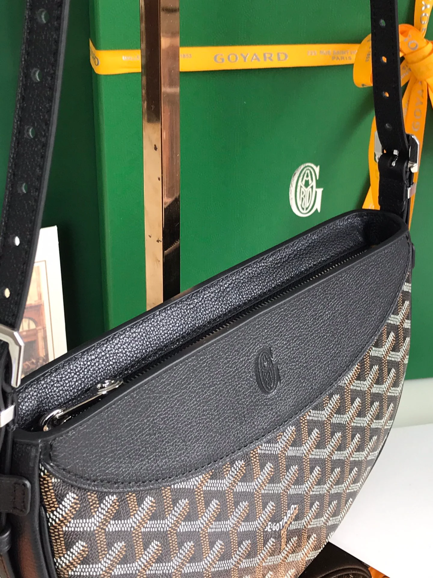 HIRONDELLE SHOULDER BAG-BLACK