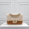 LEATHER QUILTED SHOULDER BAG