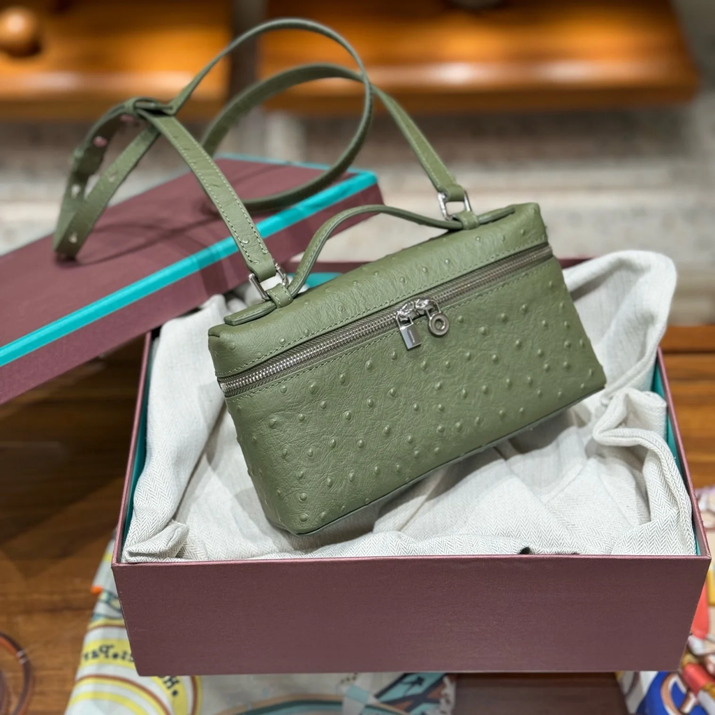 LORO OSTRICH CLUTCH 19