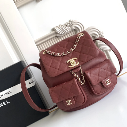CLASSIC DUMA LEATHER BACKPACK-21 CM