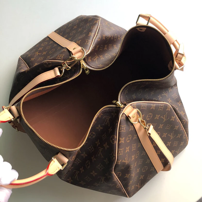 CLASSIC HERITAGE MONOGRAM TRAVEL DUFFEL