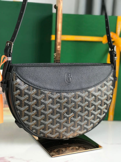 HIRONDELLE SHOULDER BAG-BLACK